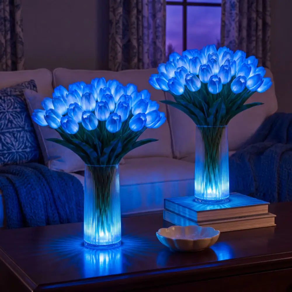 Glowing Tulip Light Bouquet