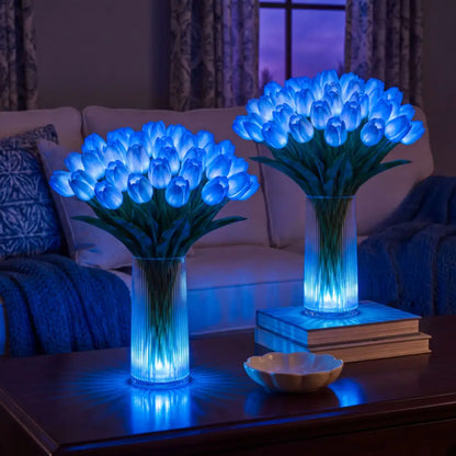 Glowing Tulip Light Bouquet