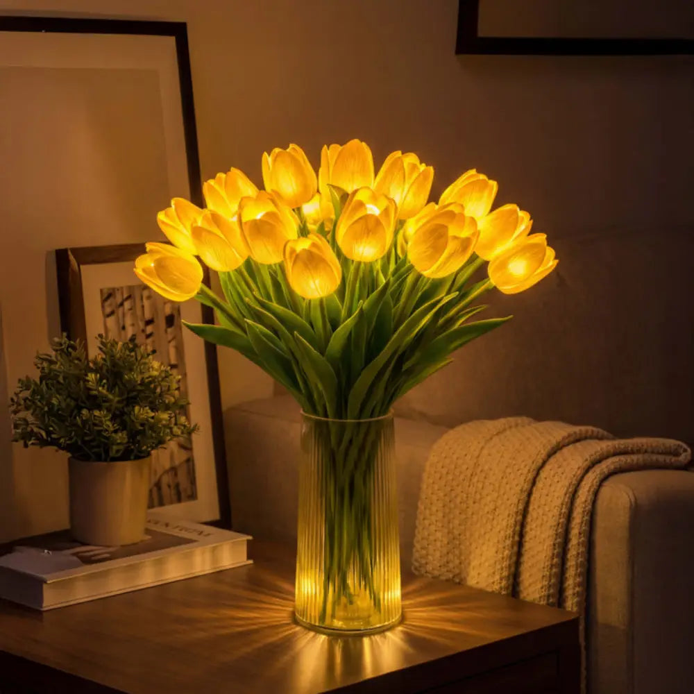 Glowing Tulip Light Bouquet