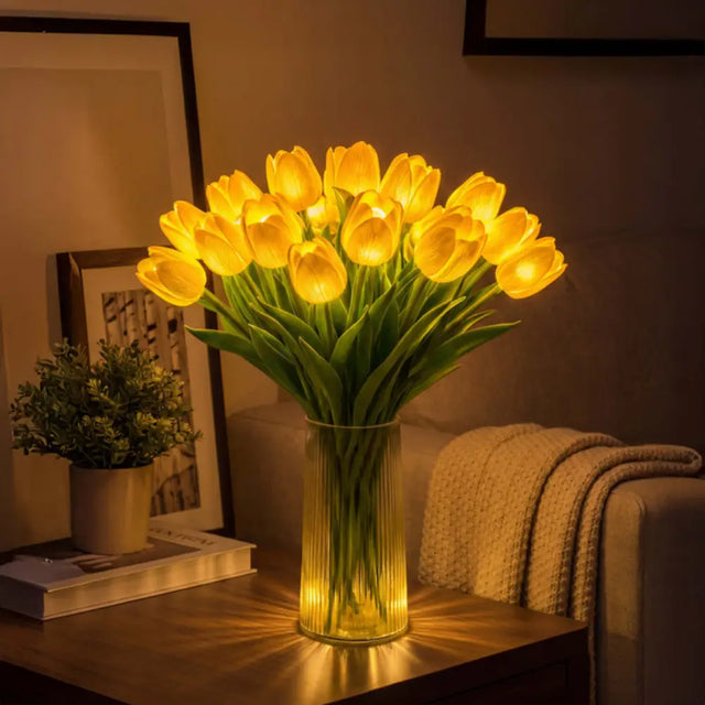 Glowing Tulip Light Bouquet