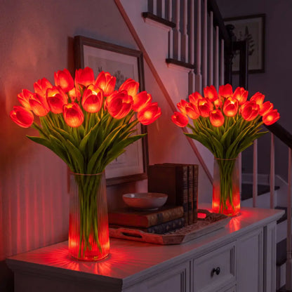 Glowing Tulip Light Bouquet