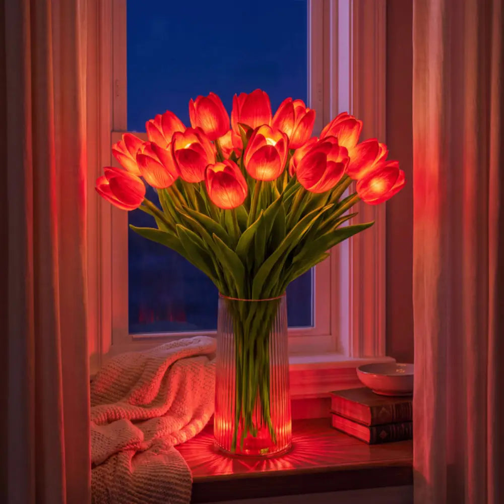 Glowing Tulip Light Bouquet