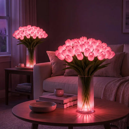 Glowing Tulip Light Bouquet