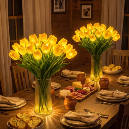 Glowing Tulip Light Bouquet